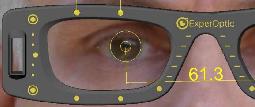 Lunettes Kit prises de mesure