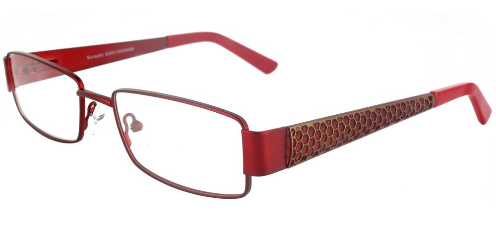 Lunettes Femmes Honey Bourgogne & Miel dor�