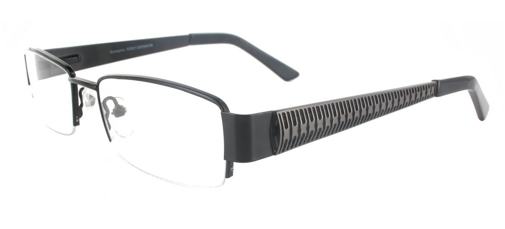 Lunettes Hommes Tram Noir et Gun