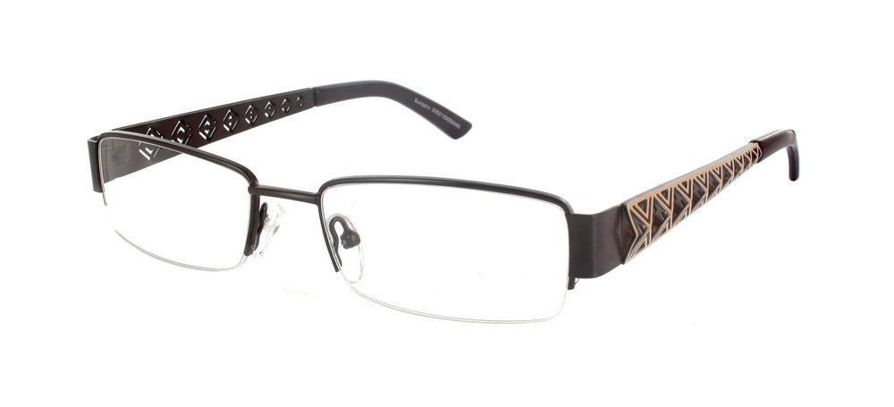 Lunettes progressives Eiffel Marron et Cr�me