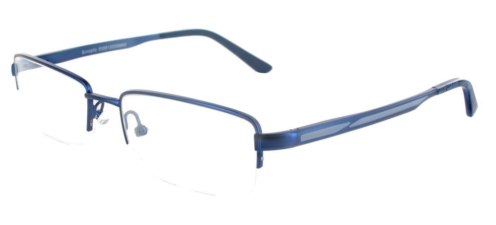 Lunettes progressives Tallinn Bleu nuit et Bleu horizon