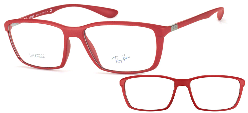 lunette ray ban rouge