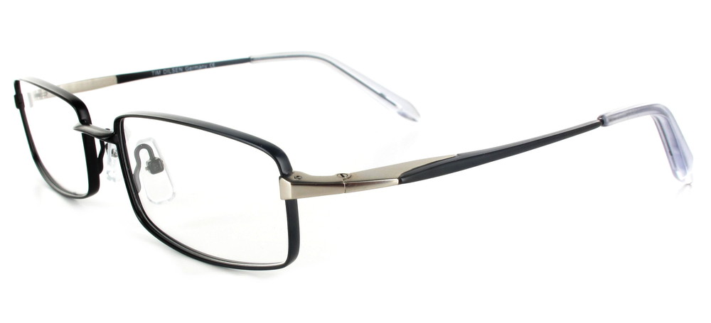 Lunettes Hommes Biosset  Noir et Argent