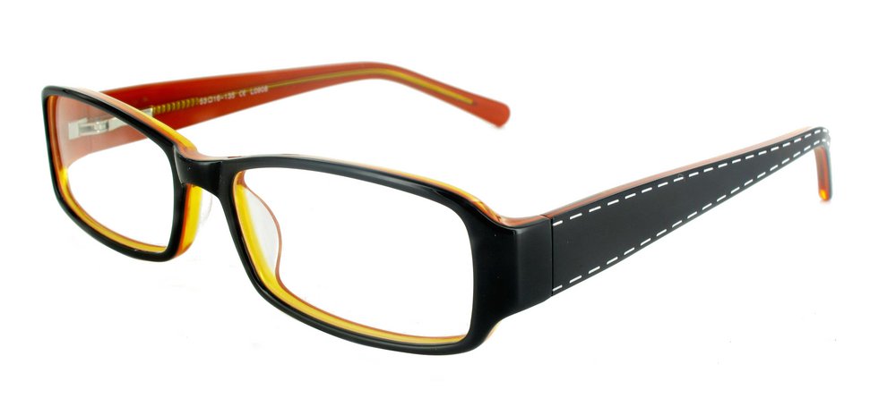Lunettes color�es Alamo Noir et Orange