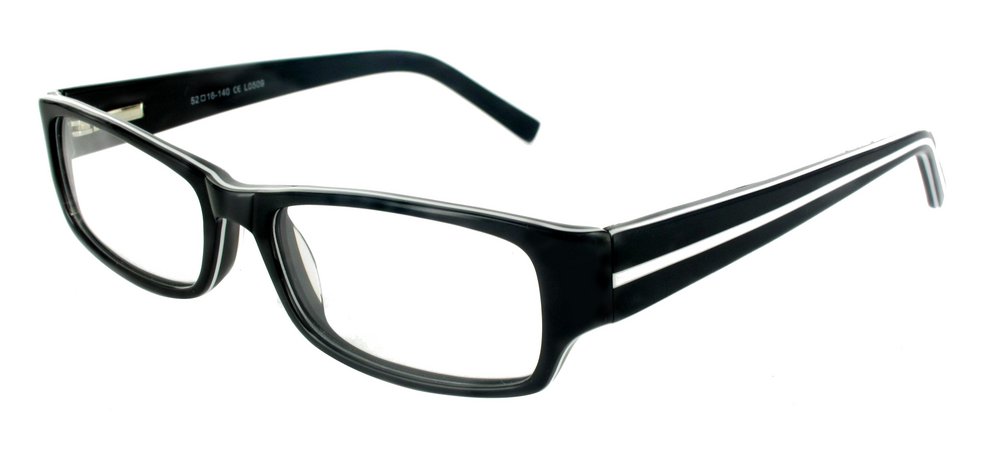 Nos lunettes pour hommes soucieux d'�l�gance Twiggy Noir et Blanc