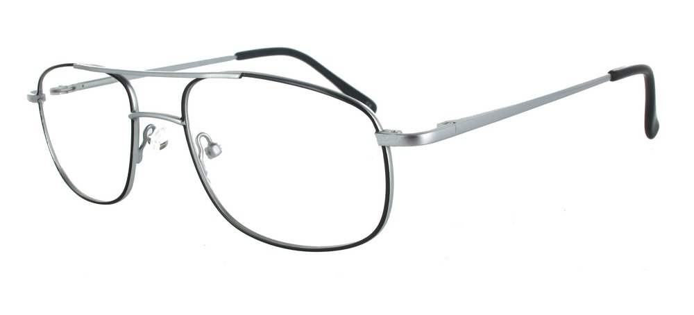 Lunettes Hommes Fiacre Argent & Noir