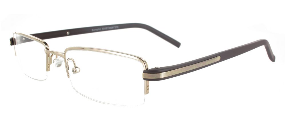 Nos lunettes pour hommes soucieux d'�l�gance Bonn Or et Chocolat