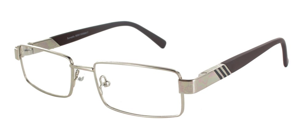 Nos lunettes pour hommes soucieux d'�l�gance Cole Argent et Noir