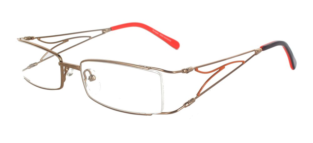 Lunettes Femmes Linotte Caf� & Abricot