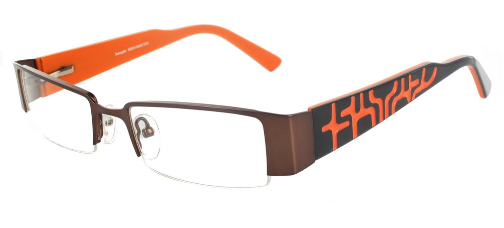 Nos lunettes pour hommes soucieux d'�l�gance Cahuita Caf� et Orange