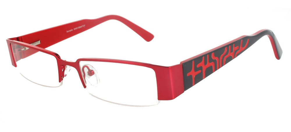 Lunettes progressives Cahuita Bourgogne et Rouge