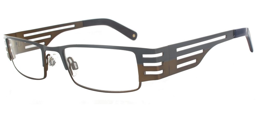 Lunettes color�es Kazan Gris et Chatain