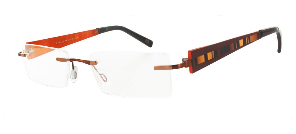 Lunettes progressives Street Caf� et Abricot