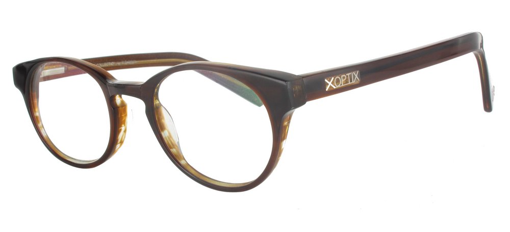 Lunettes � verres progressifs Kane Marron et Ambre nacr�