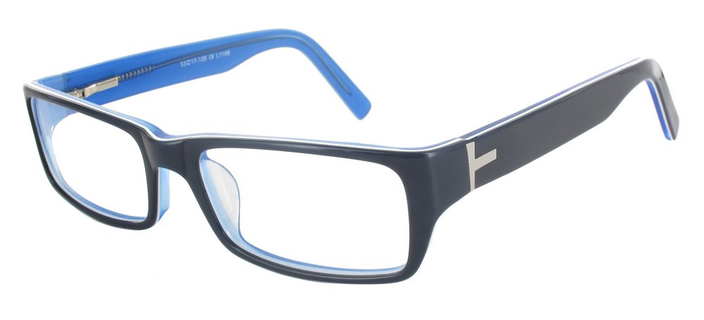 Lunettes color�es Tivoli Bleu fonc� et Ciel