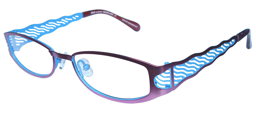 lunettes de vue Pamandzi Mauve & Bleu ciel