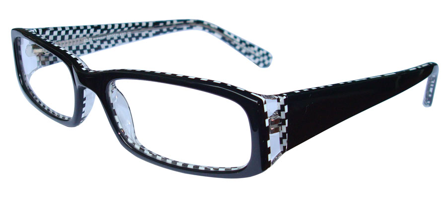 lunettes de vue Oban Noir et Damier