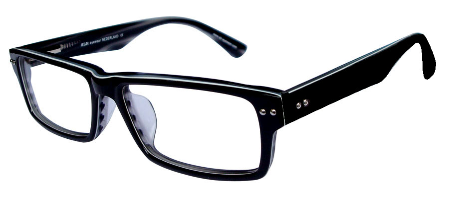 Lunettes � verres progressifs Tilburg Noir et Cristal