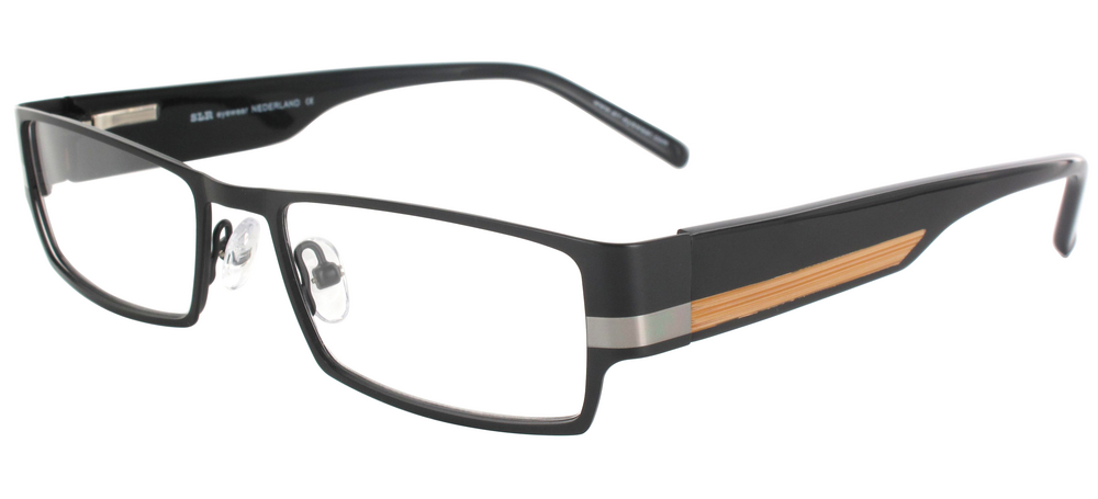 lunettes de vue Oza Noir & Bambou