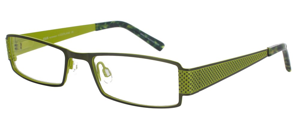 lunettes de vue Taxi Vert kaki et Vert tilleul