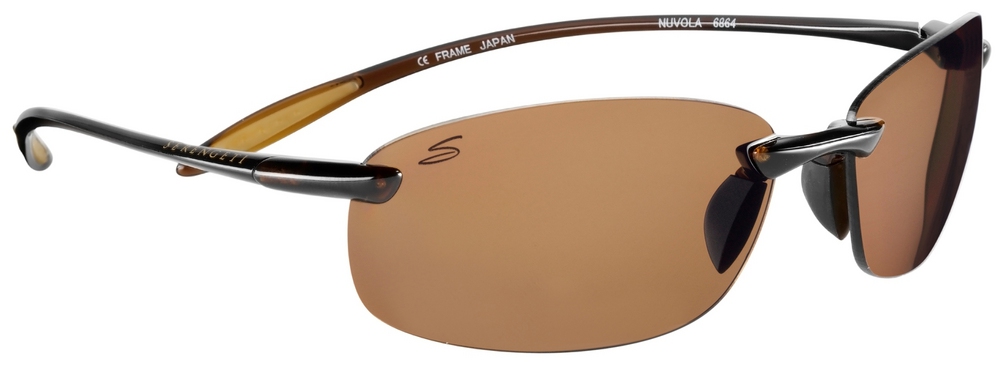 Lunettes de soleil sport Nuvino Shiny Crystal Brown Polar Drivers