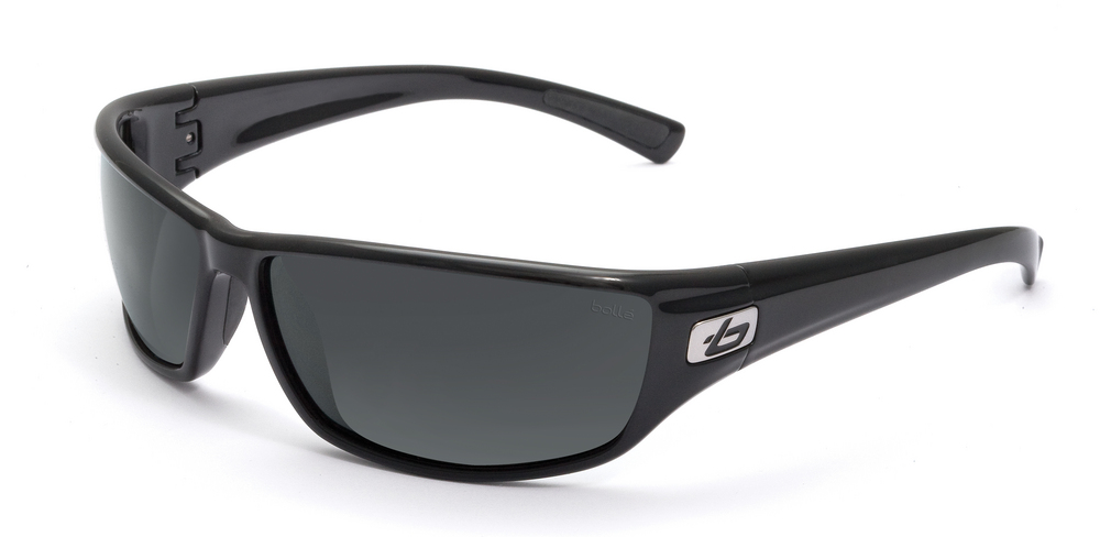 Lunettes de soleil sport Python Shiny Black Polar TNS
