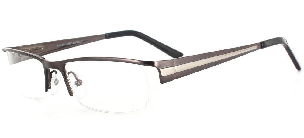 Lunettes Hommes Oslo Gun & Argent