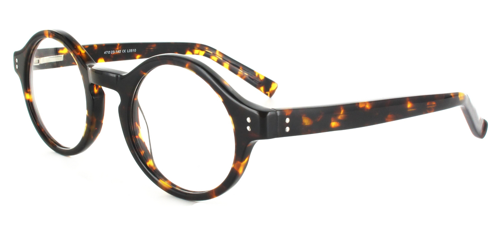 lunette ronde de vue en ecaille