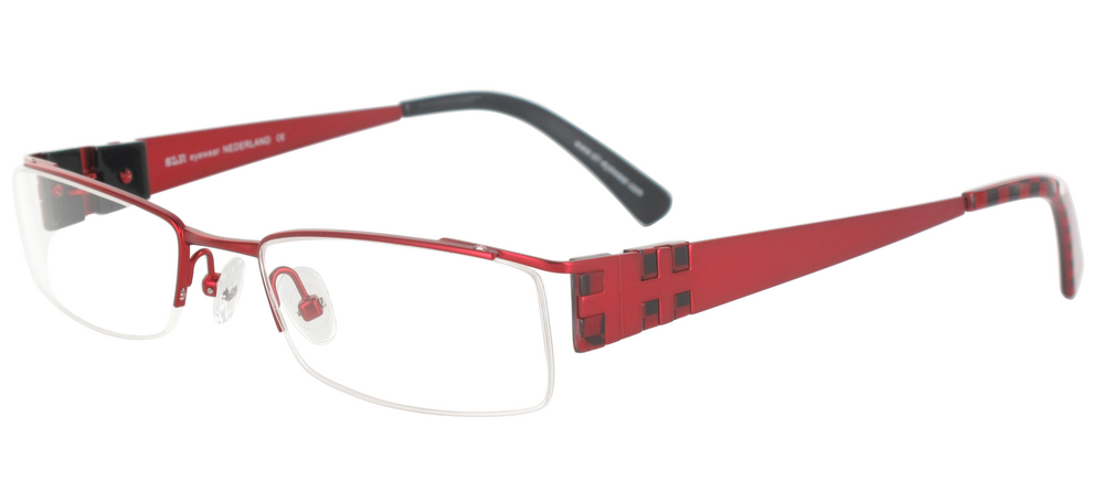 lunettes de vue Lan�on Rouge cardinal & Noir