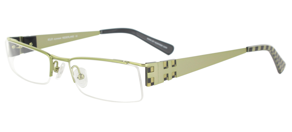 lunettes de vue Lan�on Vert kaki & Tilleul
