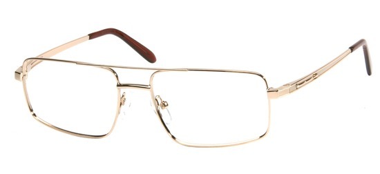 Lunettes verres progressifs Urbank Or