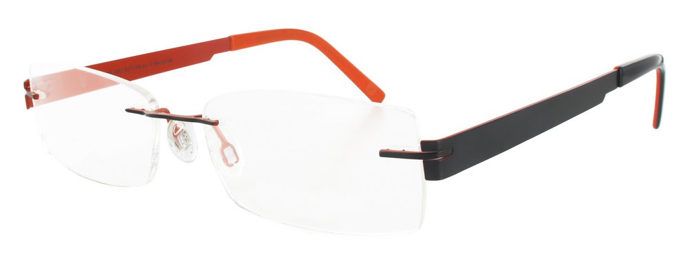 lunettes de vue Texas Noir et Corail