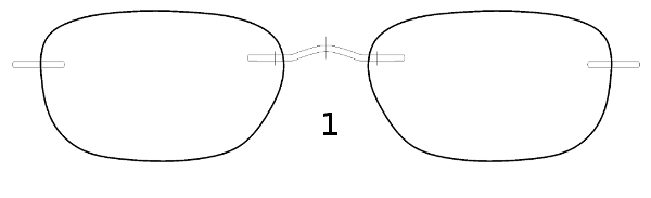 Verre de vue forme Exper001