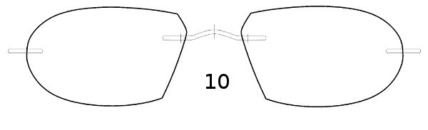 Verre de vue forme Exper010