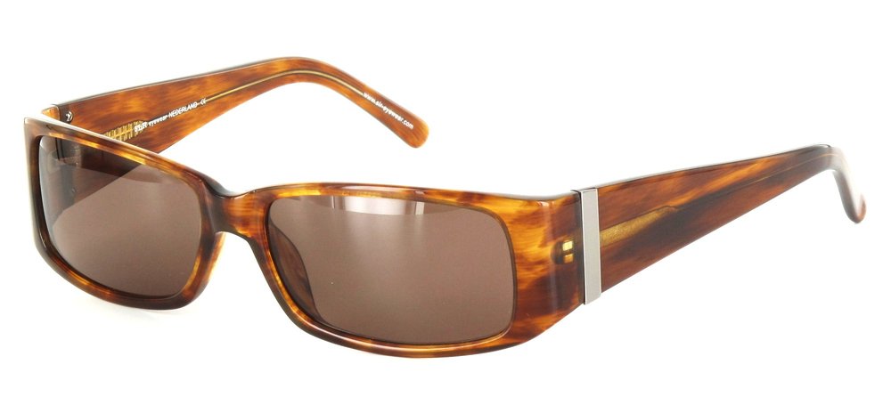 lunettes de soleil ExperOptic Genova Ambre boise