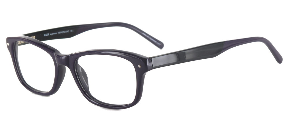 lunettes de vue ExperOptic Jordaan Prune et Noir