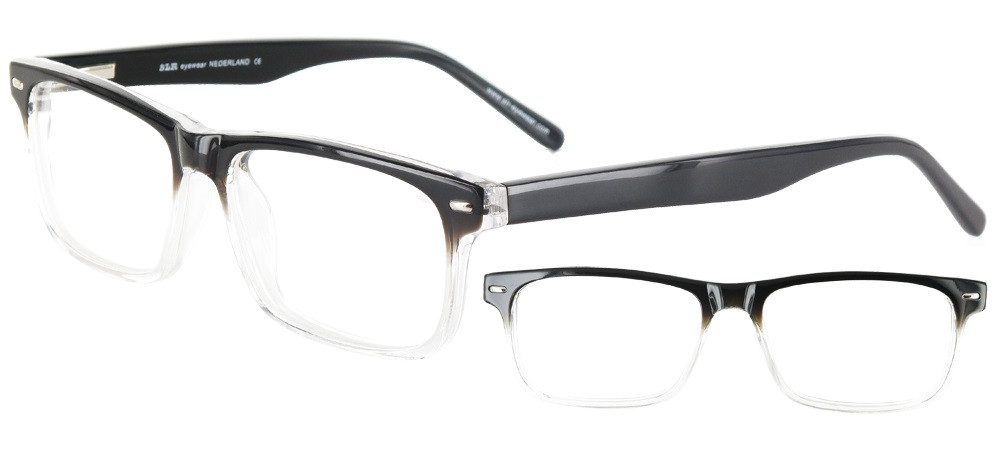 lunettes de vue ExperOptic Gradata Noir vers cristal