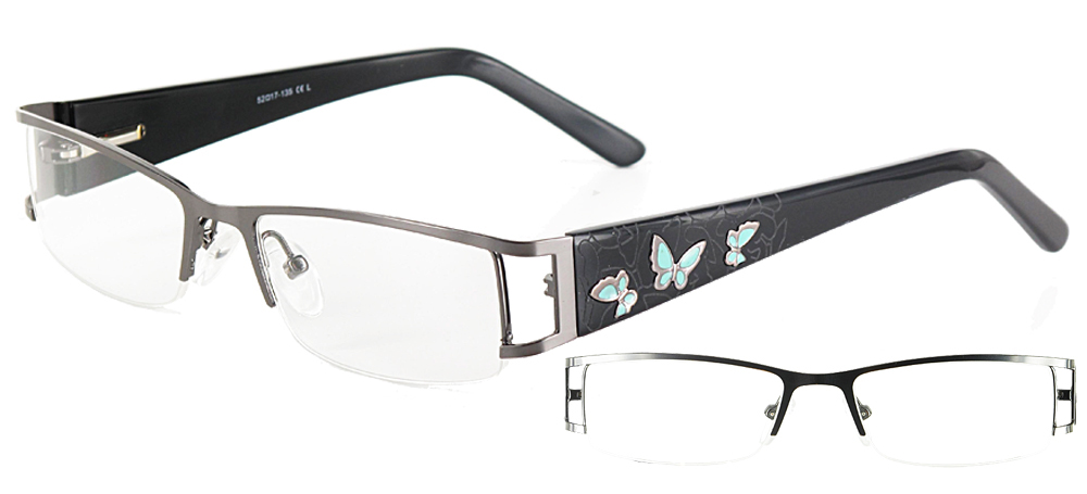 lunettes de vue ExperOptic Bucolia Gun metal sombre