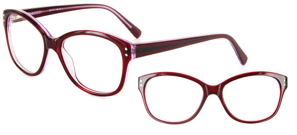 lunettes de vue ExperOptic Molly Carmin Mauve