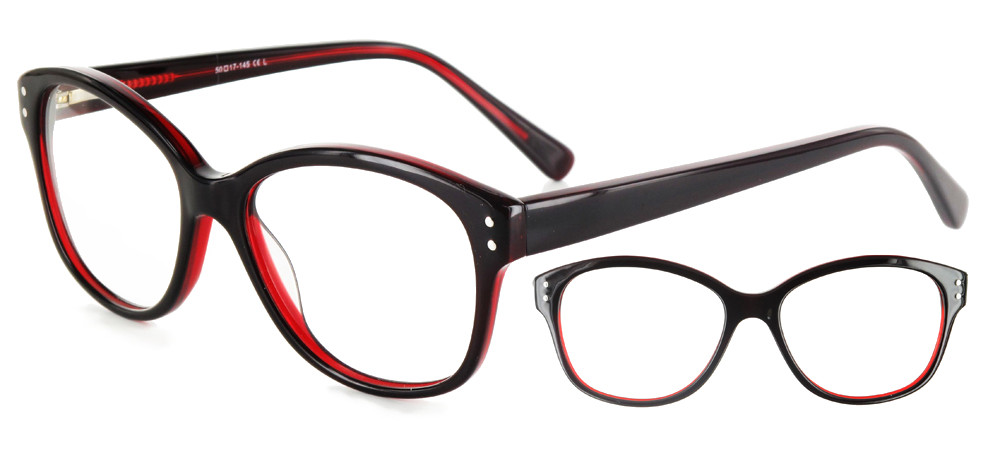 lunettes de vue ExperOptic Molly Carmin Rouge