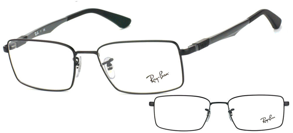 lunettes de vue Ray-Ban RX6275 2503 Noir et Gris