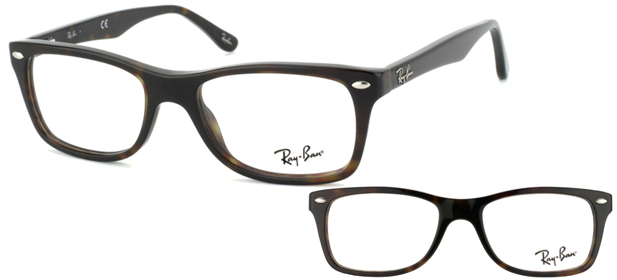 lunettes de vue Ray-Ban RX5228-2012 Havane sombre