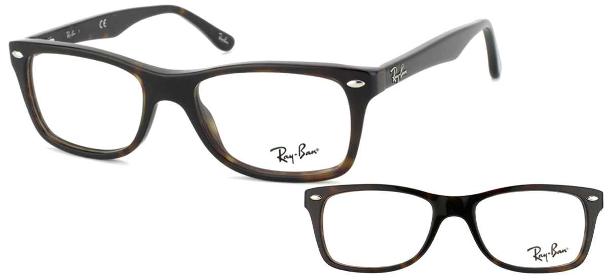 Ray-Ban RX5228-2012 Havane sombre 