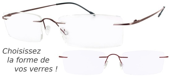 lunettes de vue ExperOptic Flinnart Bordeaux