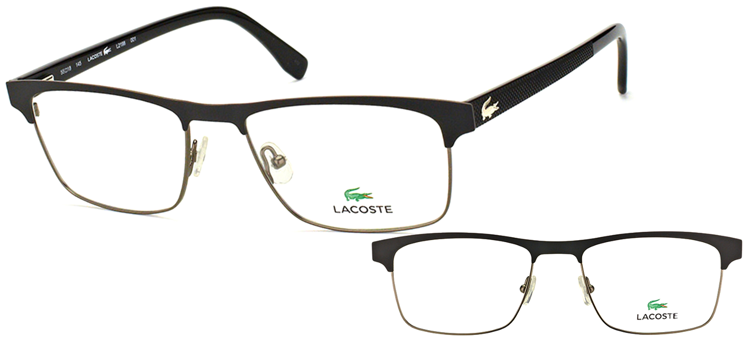 lunettes de vue Lacoste L2198-001 Noir mat