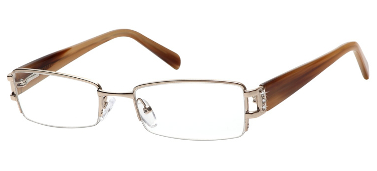 lunettes de vue ExperOptic Junon Or et corne