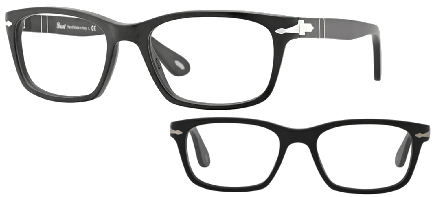 lunettes de vue Persol PO3012V-900 Noir mat