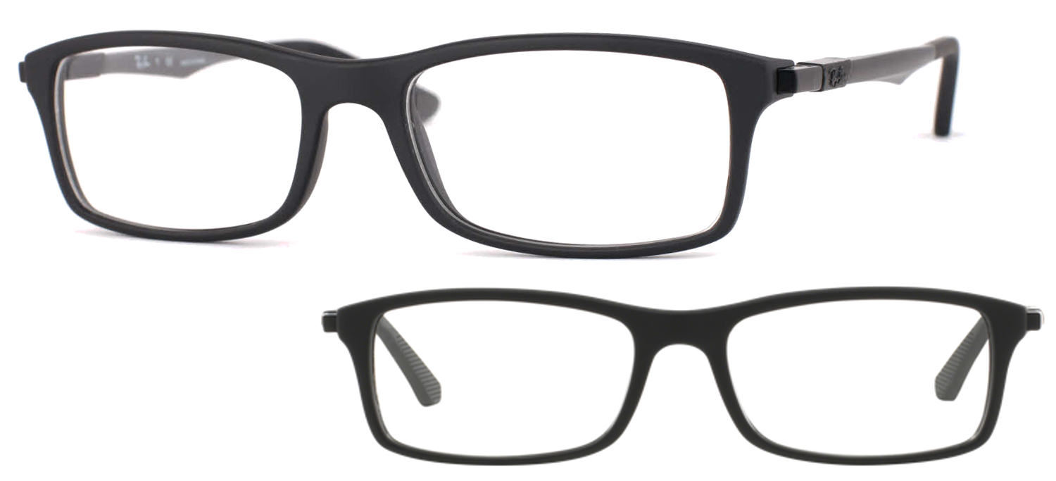 Ray-Ban RX7017-5196 Noir mat