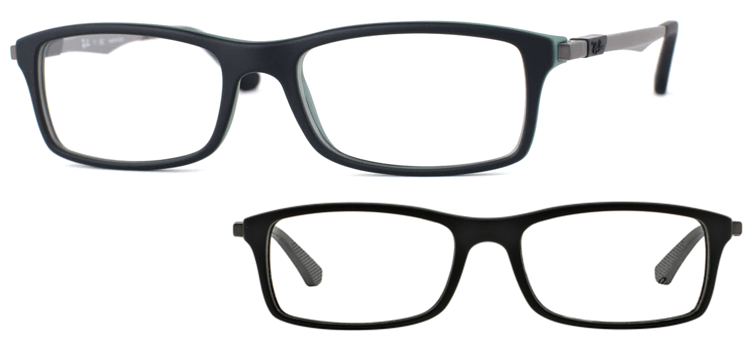 lunettes de vue Ray-Ban RX7017-5197 Noir et vert