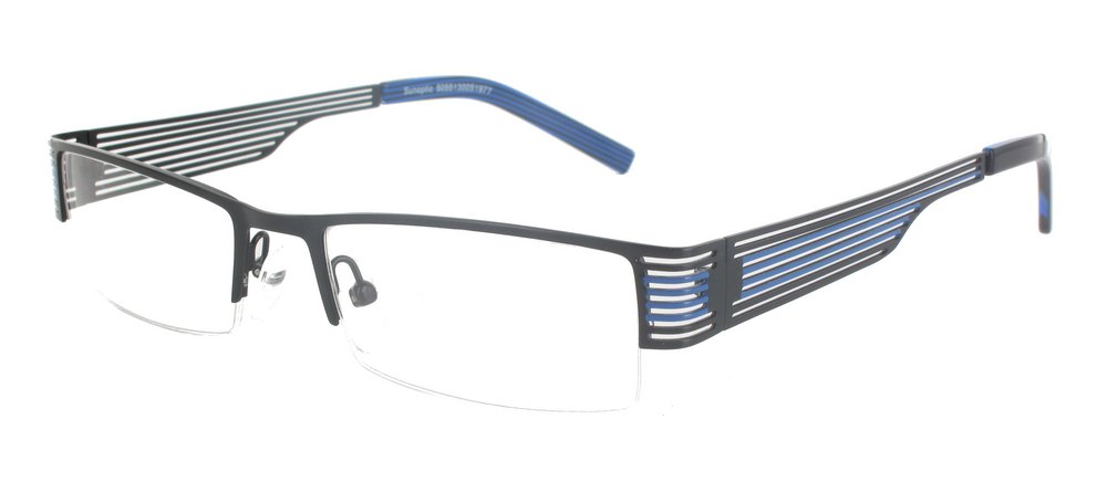 lunettes de vue ExperOptic Pieride Noir Bleu